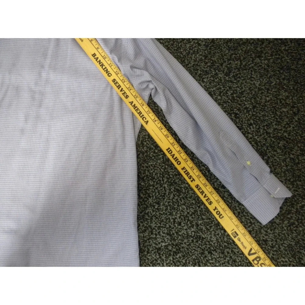 Brooks Brothers Dress Shirt Mens 16-33 XL Purple‎ Button Front Non Iron Supima